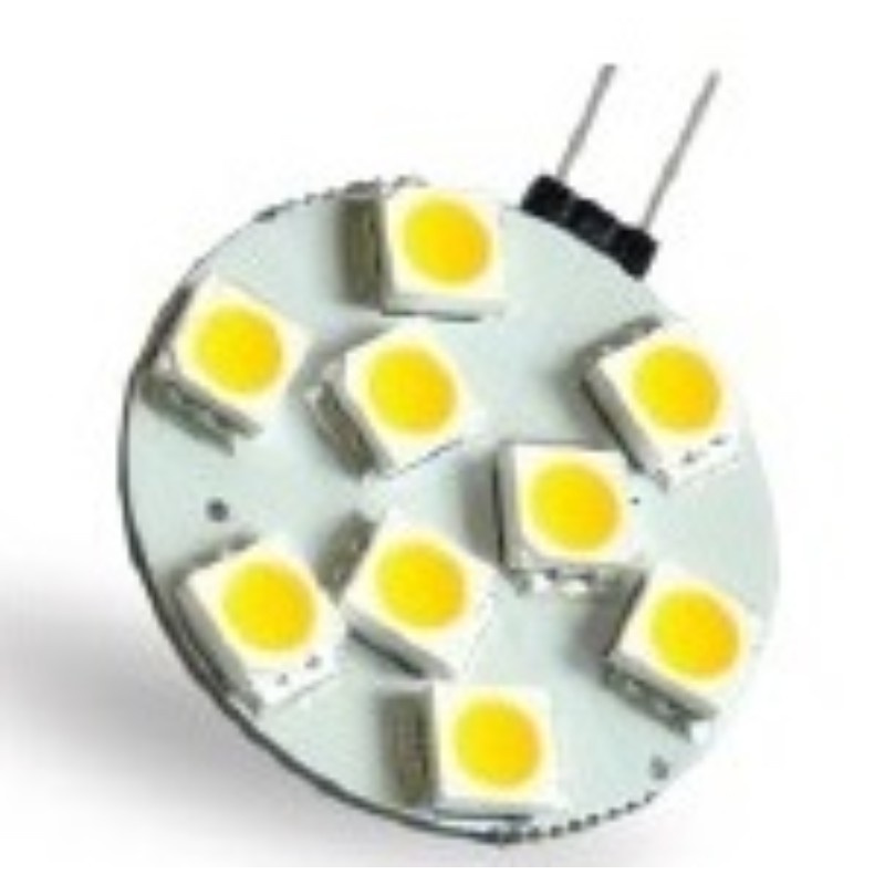 Bec cu LED G4 1.8W 130lm, 4000K, AC/DC12V, 180 grade, 9pcs 5050SMD, deLux