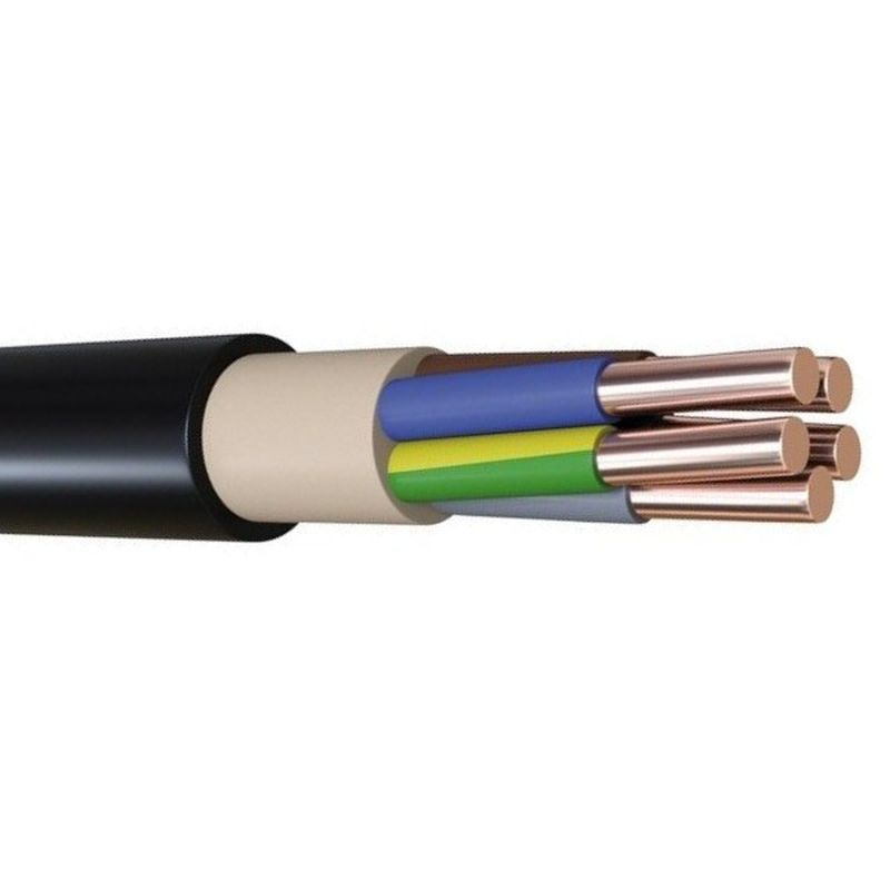 Cablu NYY-J (CYY-F)  5x  2,5 GRI (0)