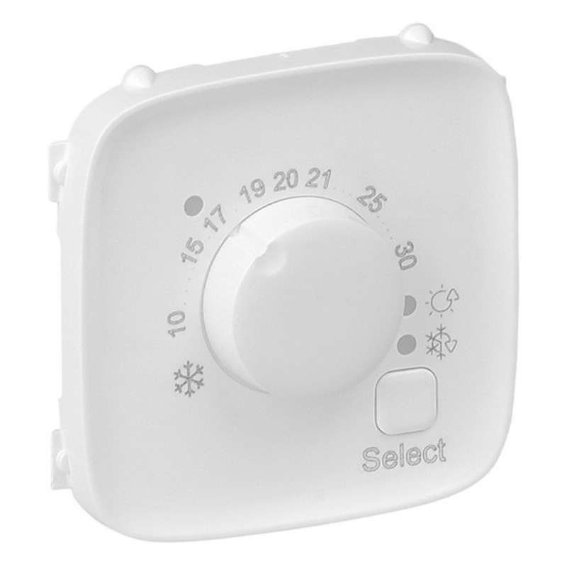 Placă pentru termostat electronic de cameră, albă Valena Allure 755315 - Legrand