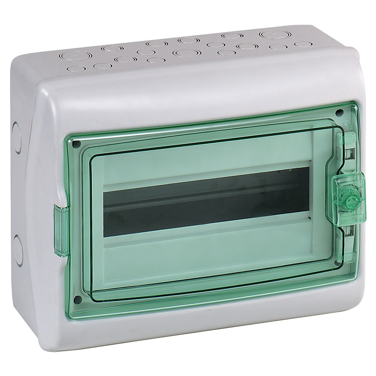 Kaedra cutie pentru siguranță, ușă transparentă, aparent, 1x18 module, gri IP65 13432 Schneider