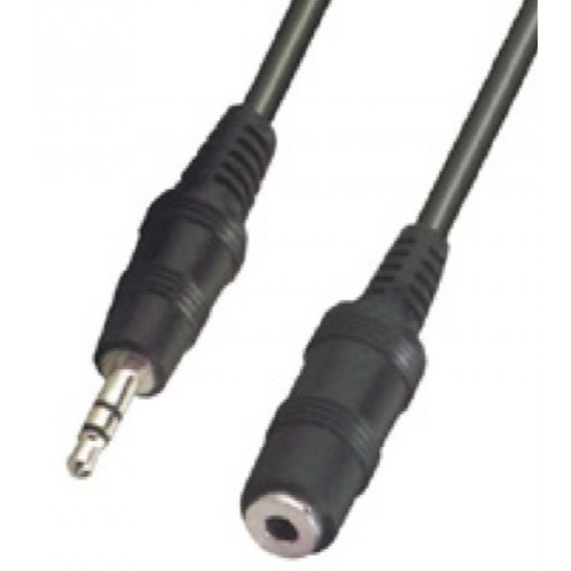 Prelungitor cablu audio mufă 3,5 mm stereo - priză Ř3,5 mm stereo A 54-5