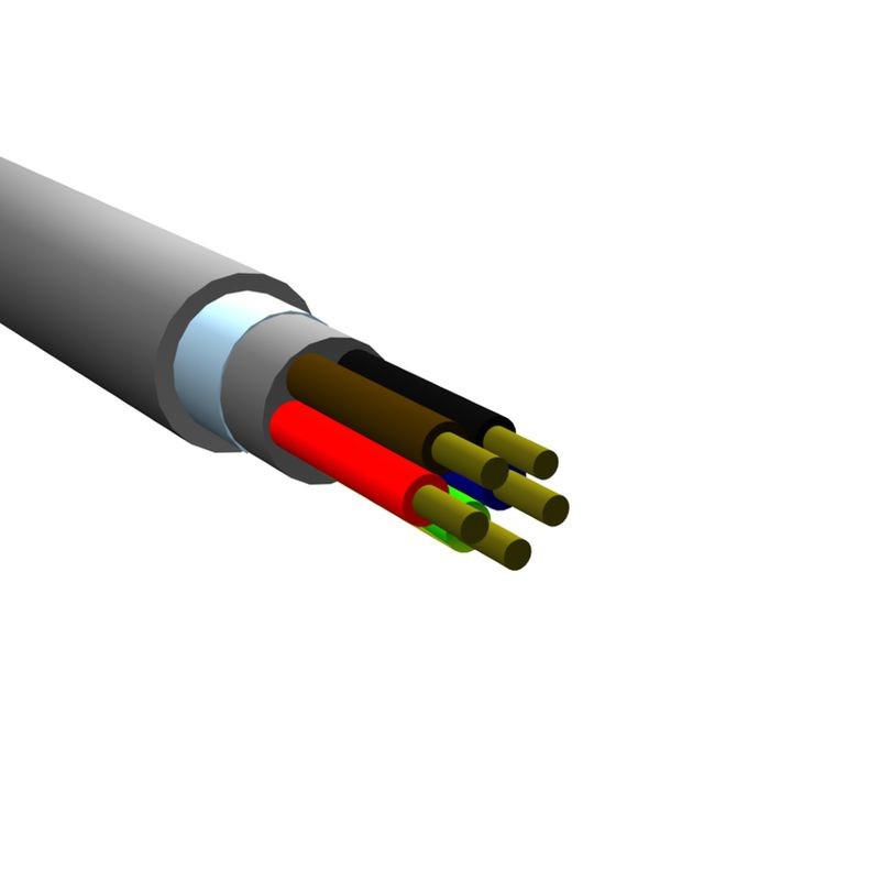Cablu armat CYABY-F 5x  2,5 GRI